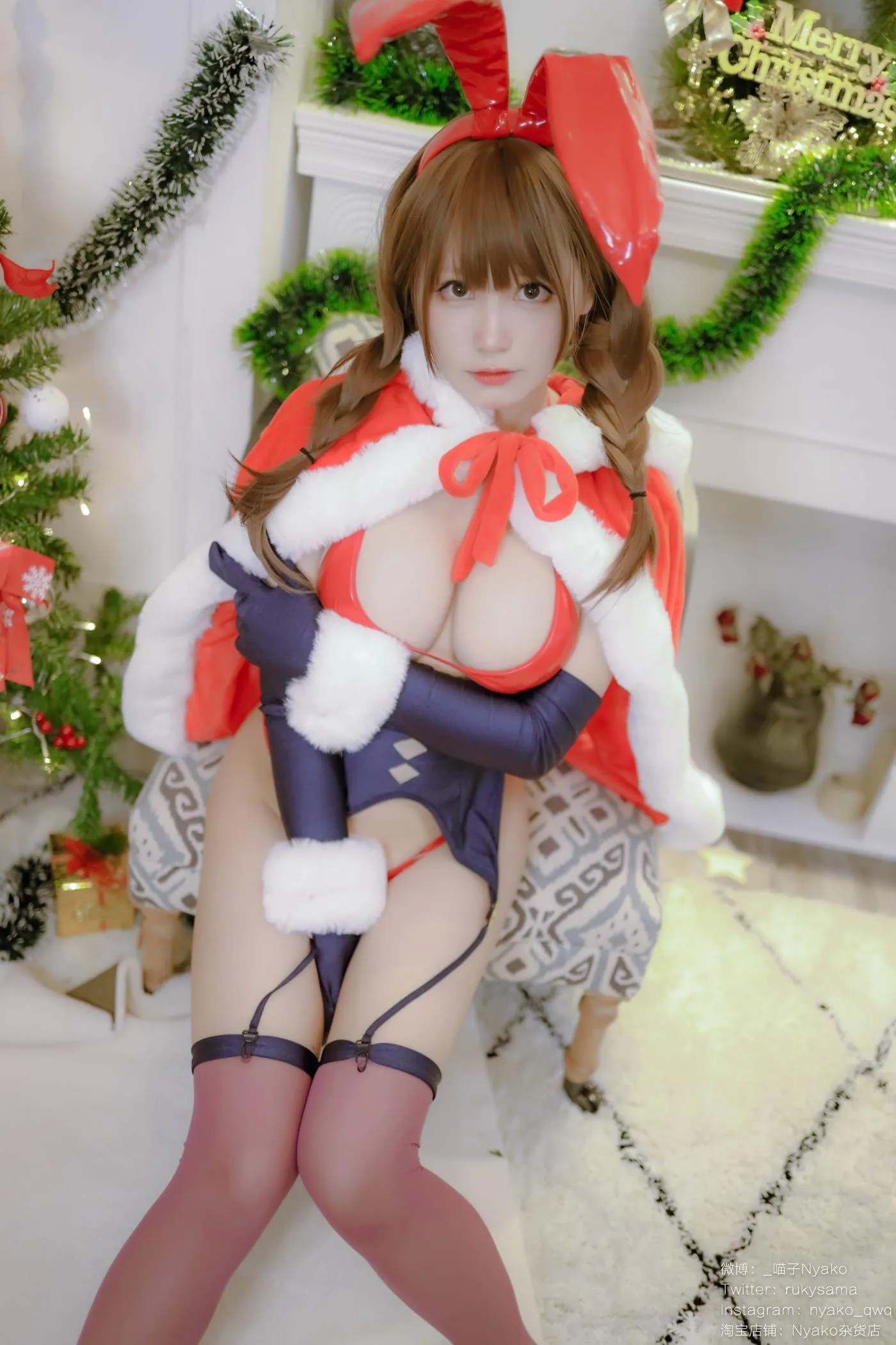 Nyako喵子 – NO.54 Christmas Bunny [68P]插图8
